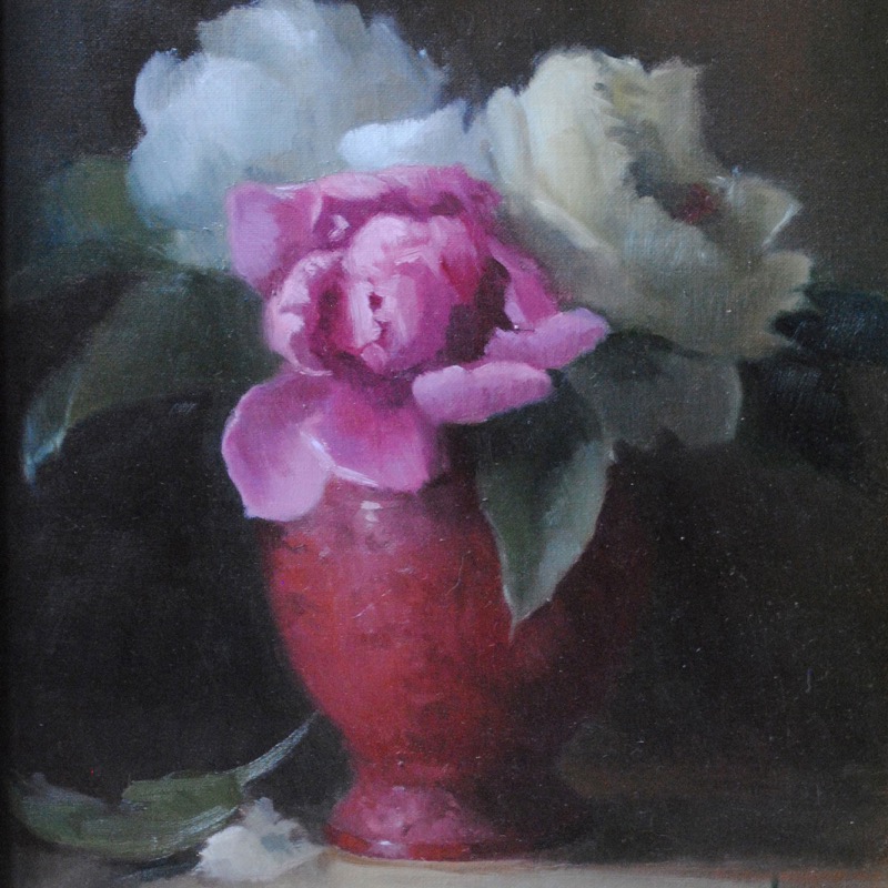 Peonies_in_a_red_vase